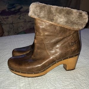 UGG women's brown leather boots